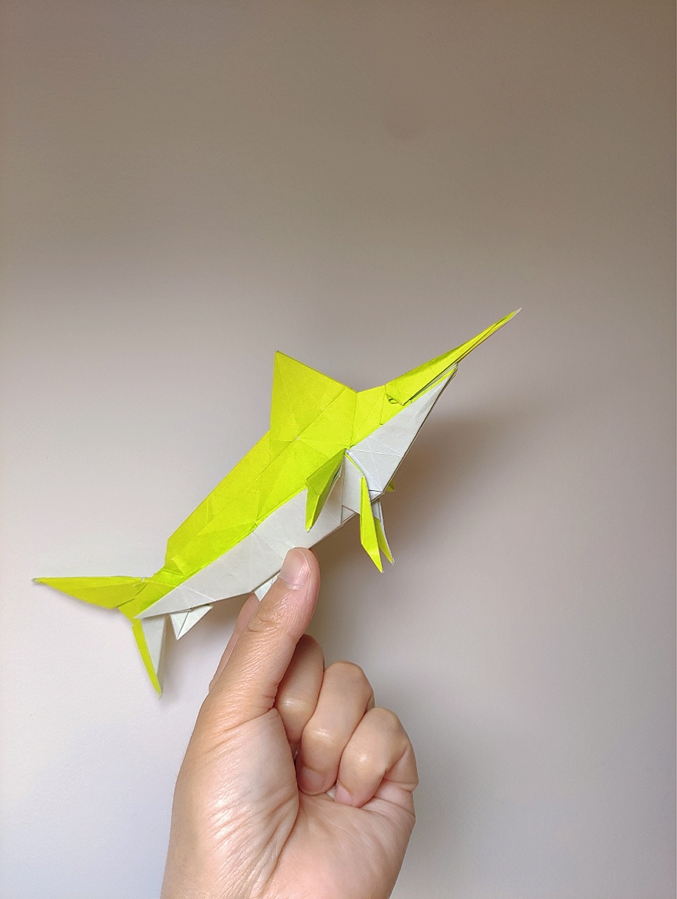 折纸:剑鱼