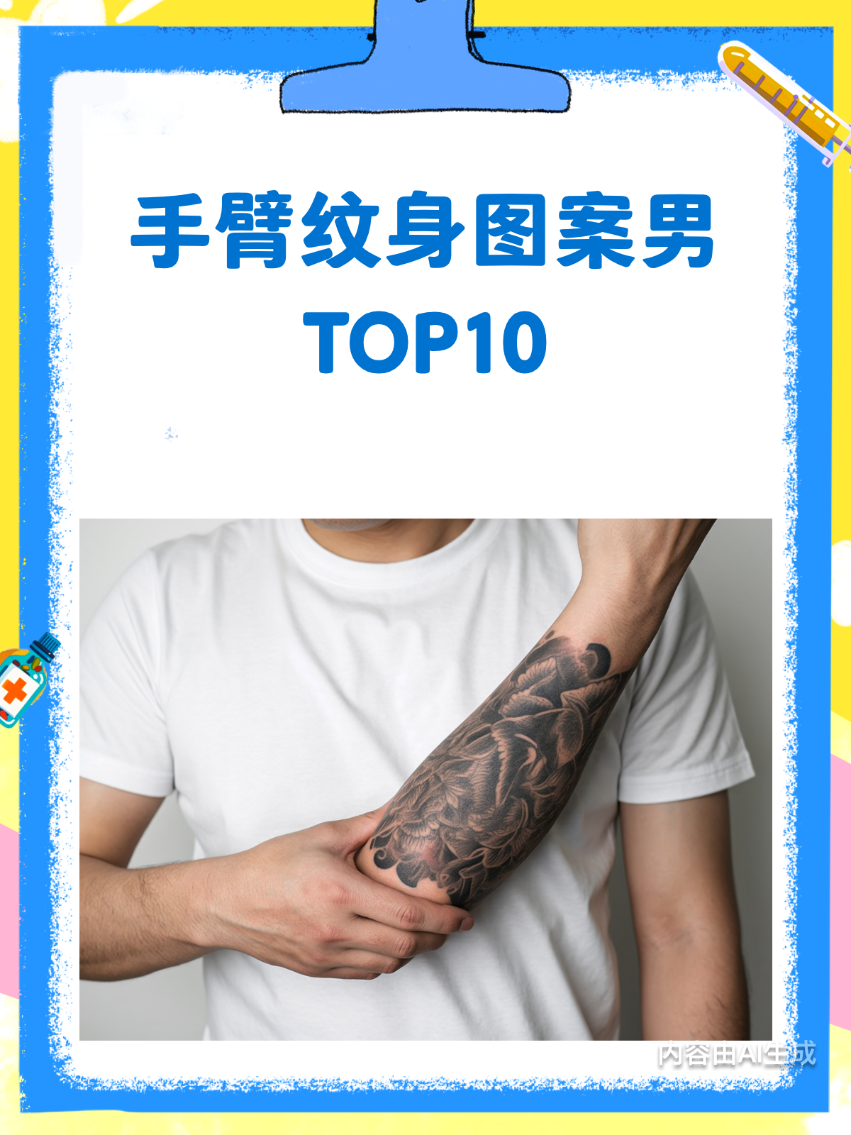 男生必看!手臂纹身图案TOP10,你pick哪款?