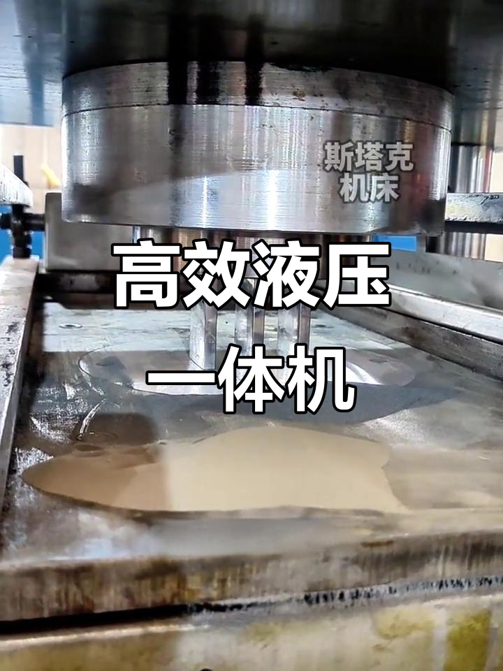 100吨液压机,快速压制与脱模,一次成型高效精准
