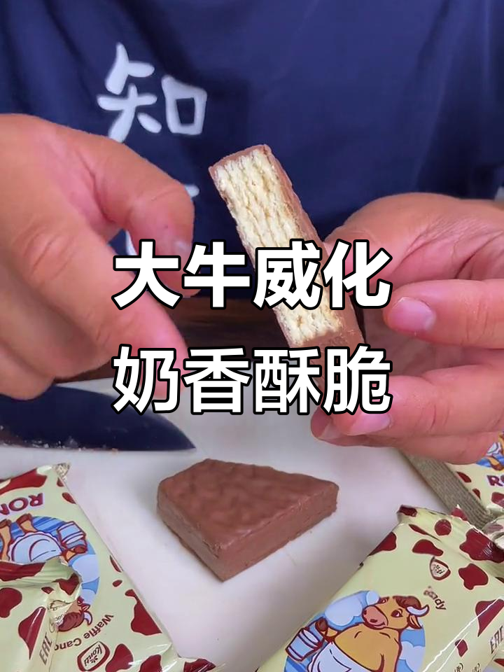 俄罗斯大牛威化,三层巧克力夹心超满足!