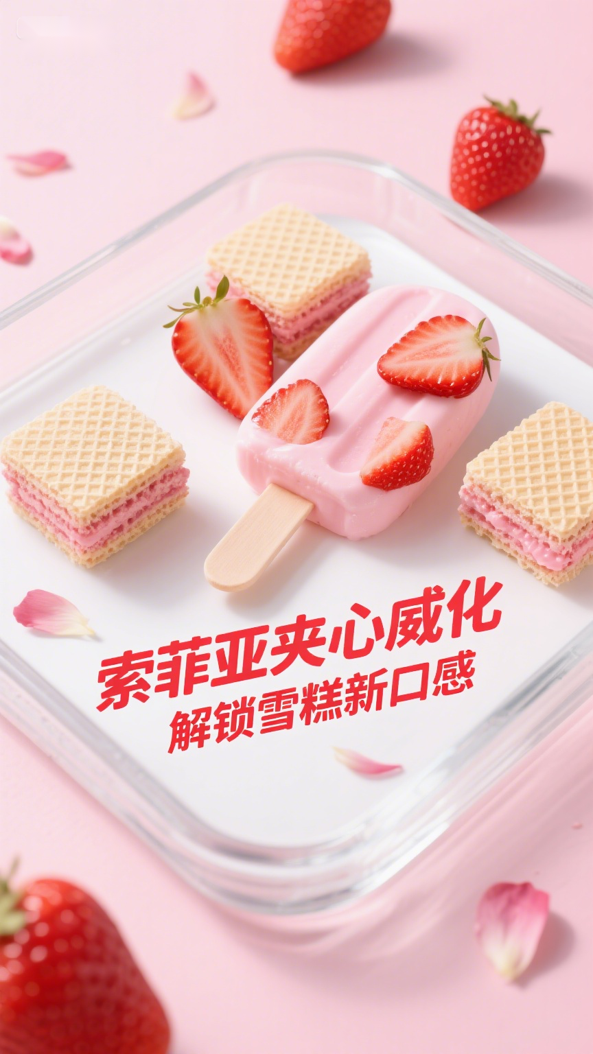 索菲亚夹心威化,解锁雪糕新口感