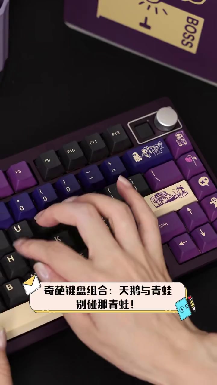 奇葩键盘组合:天鹅与青蛙,别碰那青蛙!