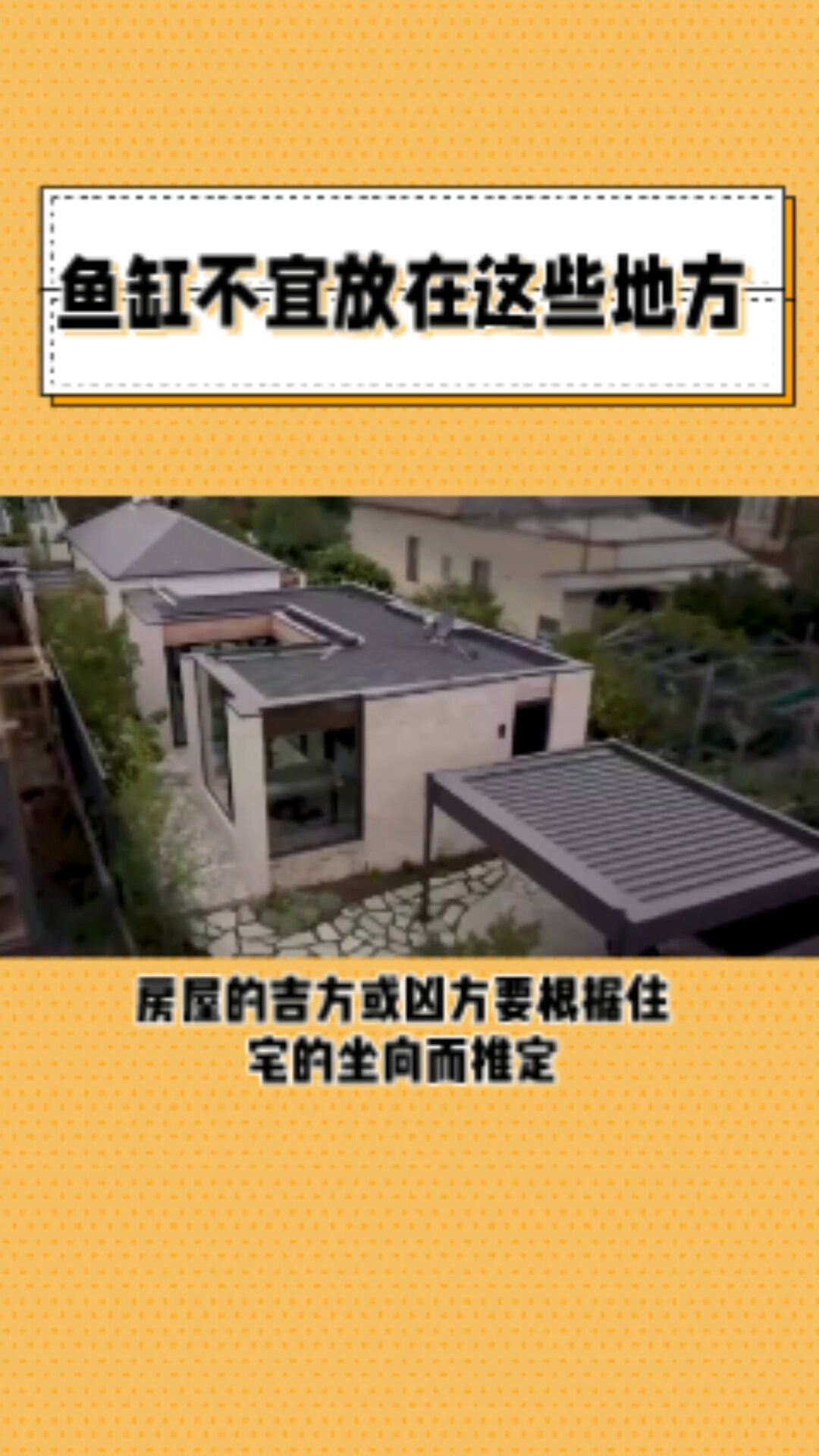 鱼缸的摆放位置