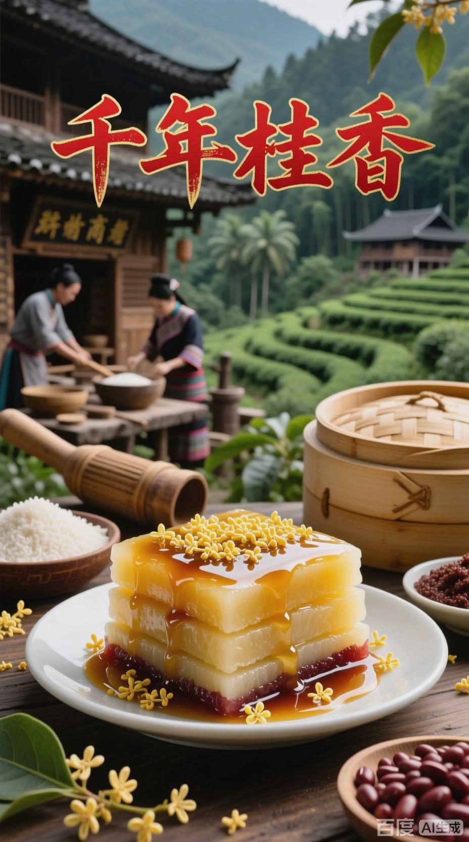 扶隆桂花糕,传承五千年的健康美味