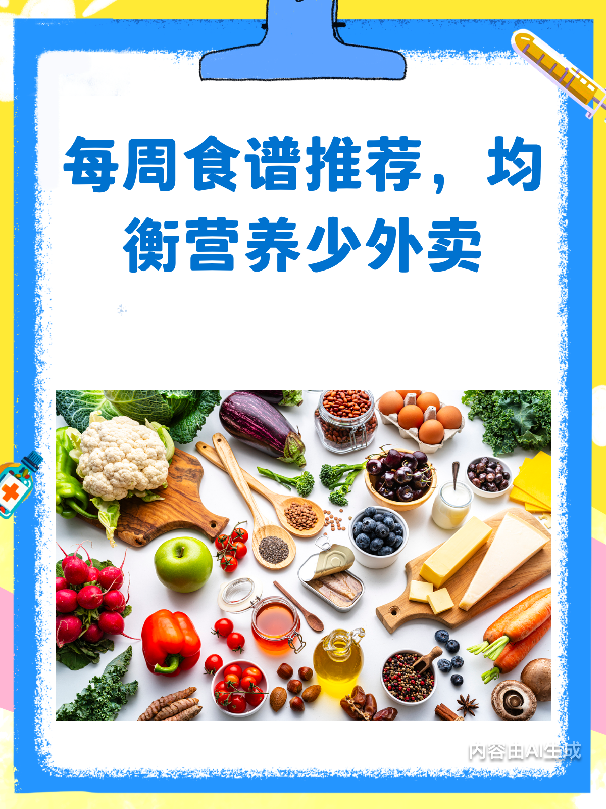 一周食谱大公开!均衡营养,告别外卖