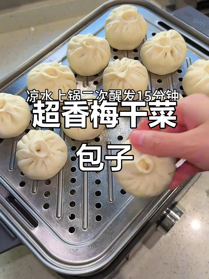 山东梅干菜酱肉包,香气扑鼻让人无法抗拒!