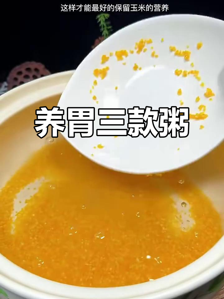 简单又营养,三种养胃粥做法大揭秘