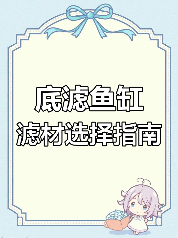 底滤鱼缸滤材搭配技巧,轻松打造高效过滤系统