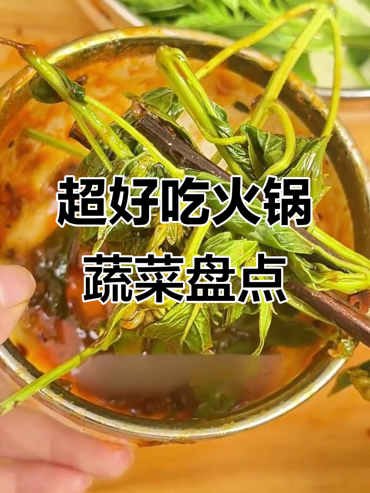 火锅必试蔬菜大揭秘,潮汕金不换、车前草等超美味