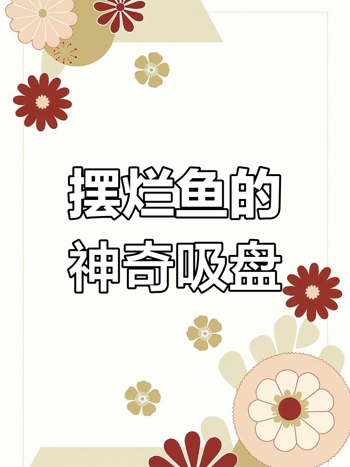 海洋里的“摆烂鱼”,吸盘让它成为旅行家,连船都能搭
