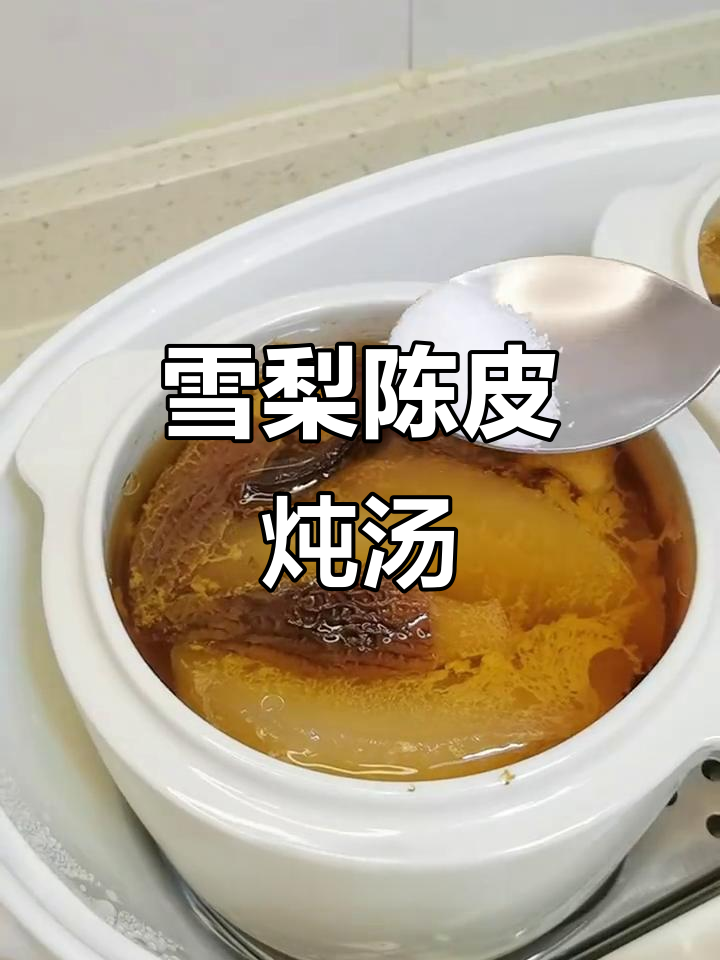 广东人必知!雪梨陈皮瘦肉水,润喉又开胃
