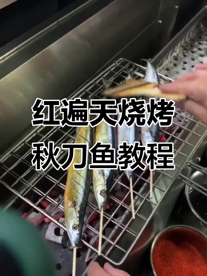 沈阳铁西红遍天烧烤店：秋刀鱼碳烤全攻略，香辣芝麻加持更诱人