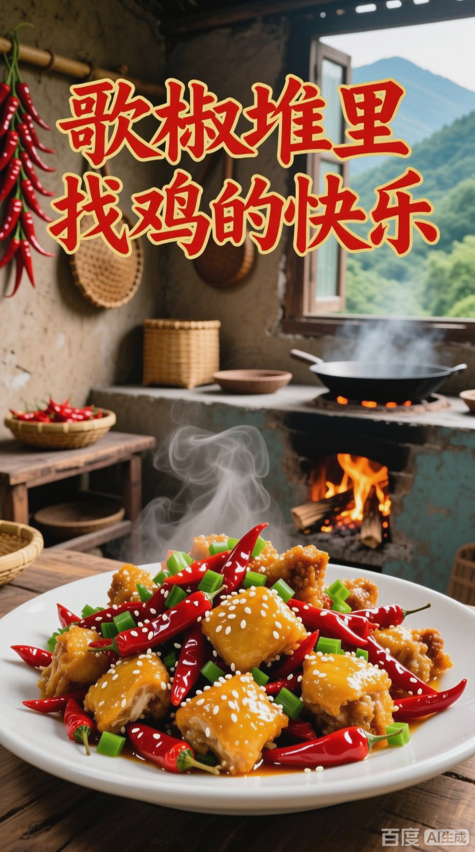 重庆江湖菜之歌乐山辣子鸡