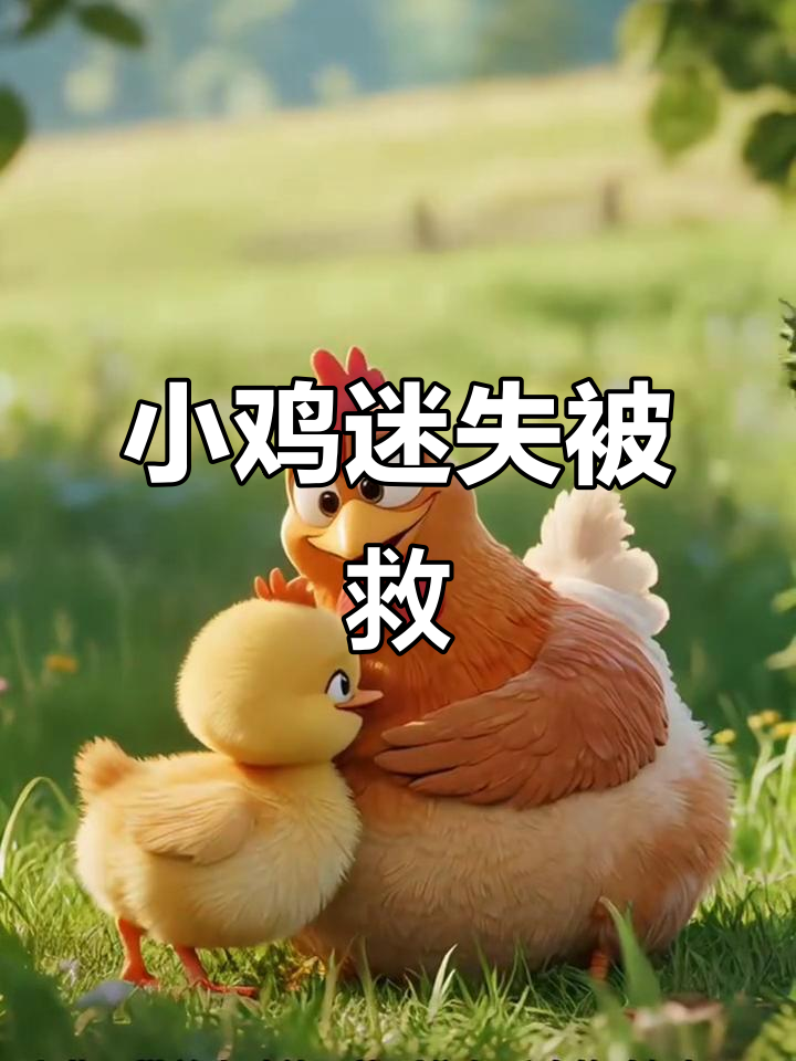 小鸡追蜻蜓迷路，小燕子帮忙找回妈妈