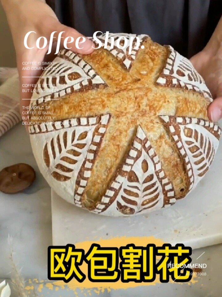 分享 面包世界 一学就会的欧包割花技巧