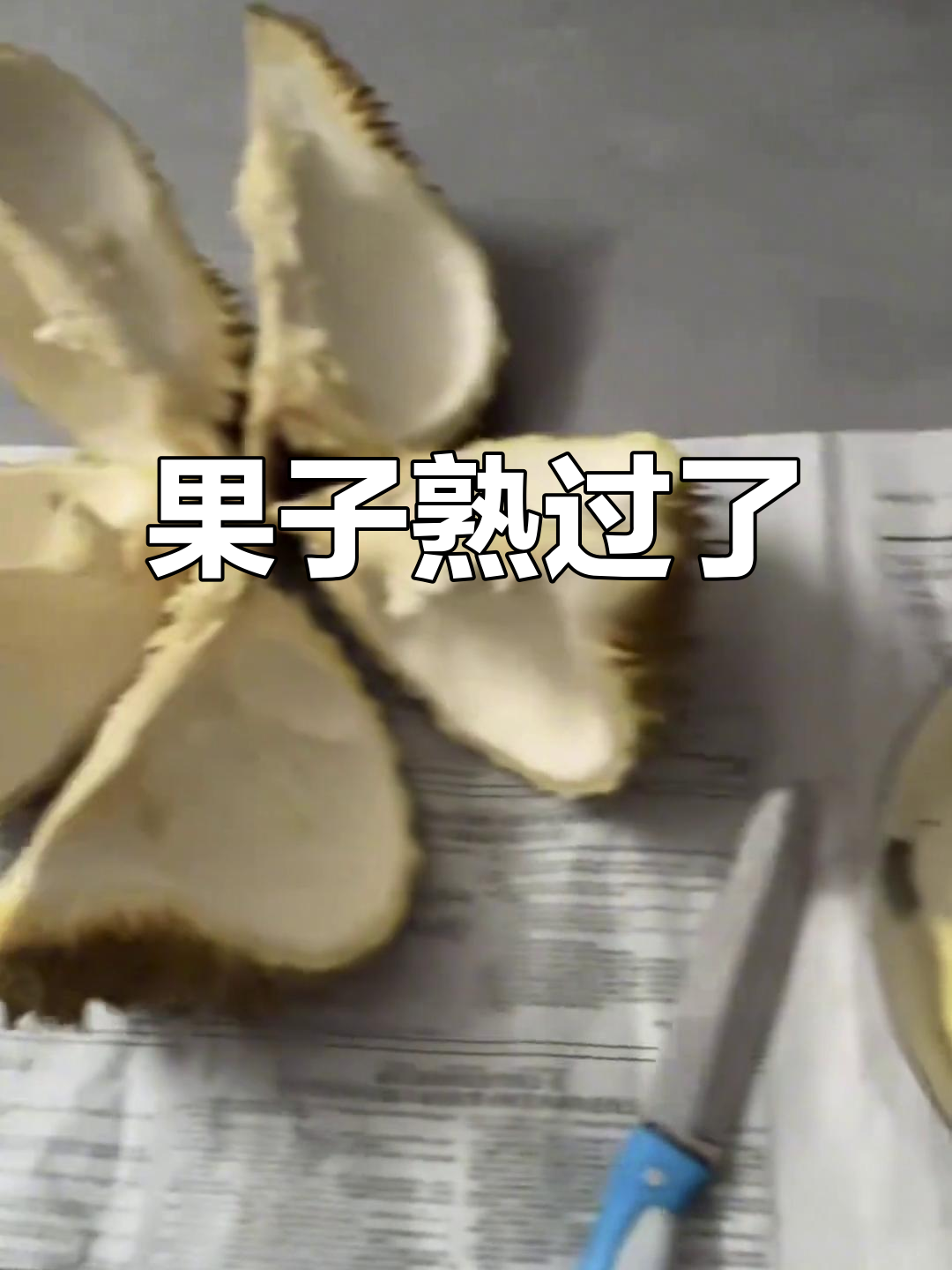 买回家才发现,水果熟过头了,软烂发苦根本没法吃