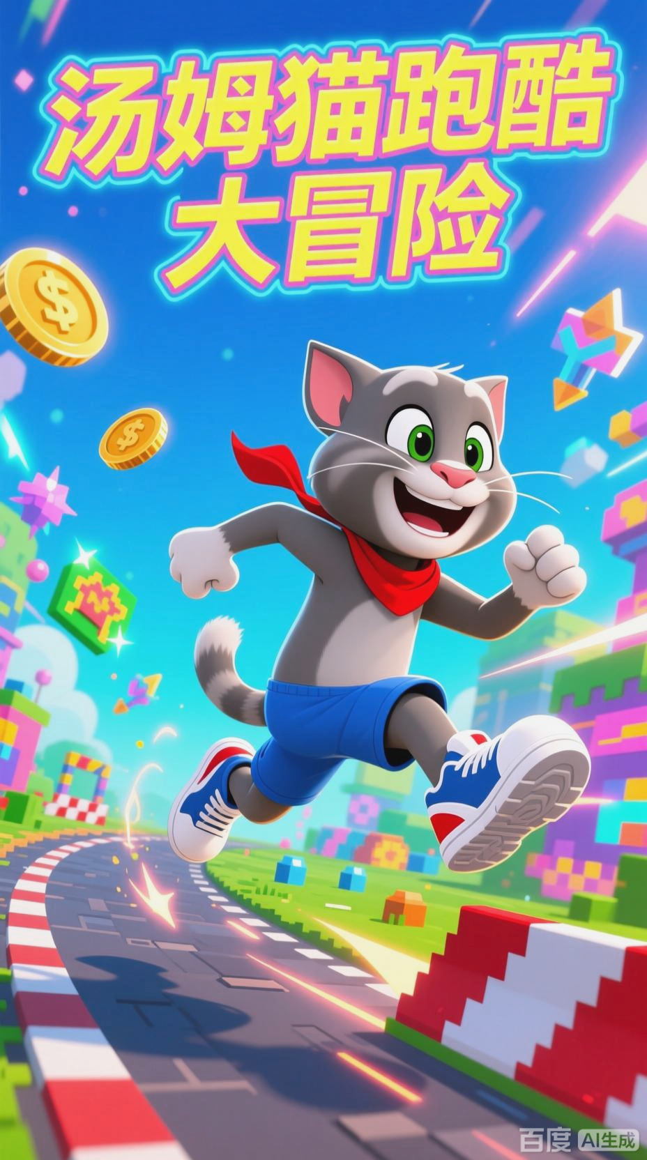 汤姆猫跑酷:荆棘的挑战