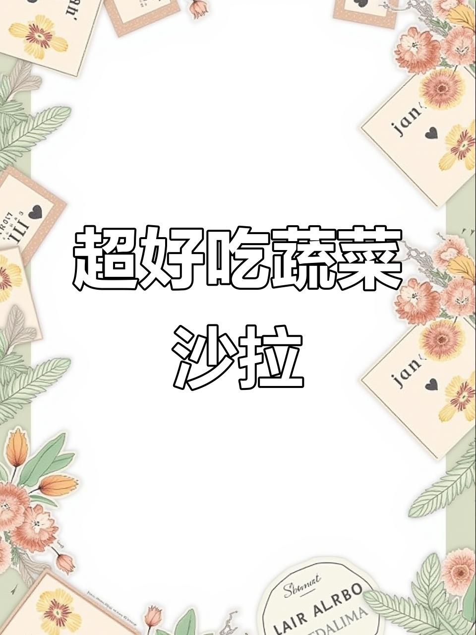 清爽蔬菜沙拉,黄瓜木耳配油醋汁,简单又美味