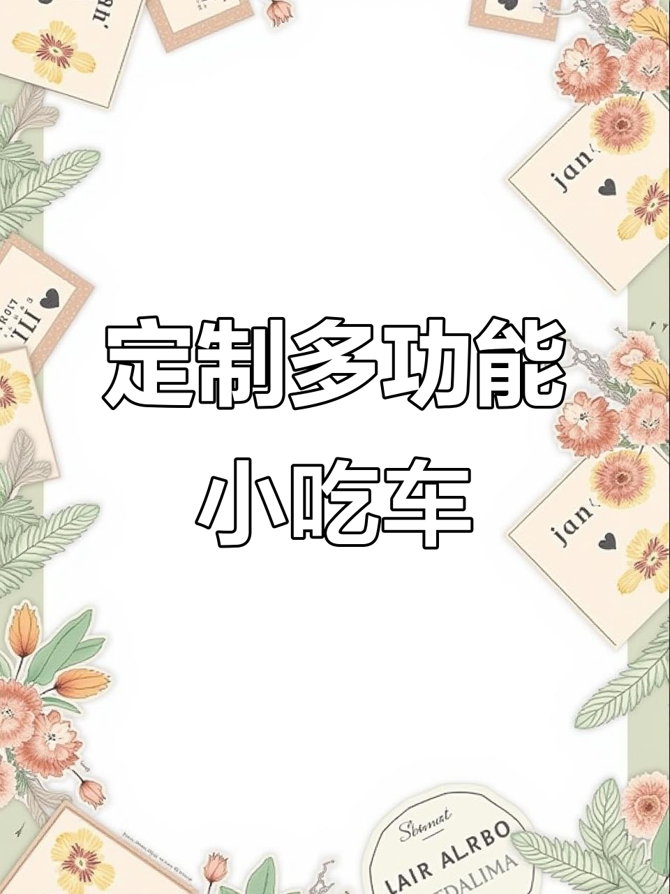多功能小吃车：炸臭豆腐与烤串完美结合，轻松移动又实用