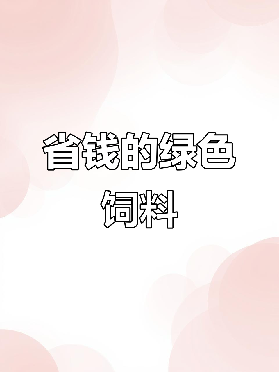 发现天然青绿饲料，喂鸡鸭省钱又健康！