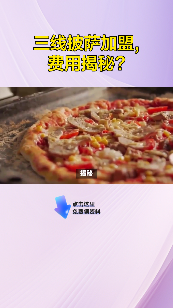 三线披萨加盟,费用揭秘?