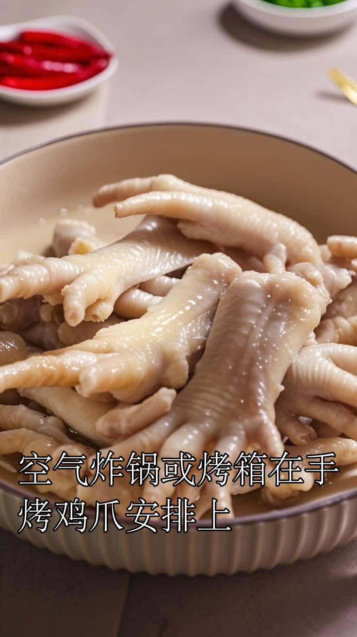 空气炸锅或烤箱在手，烤鸡爪安排上