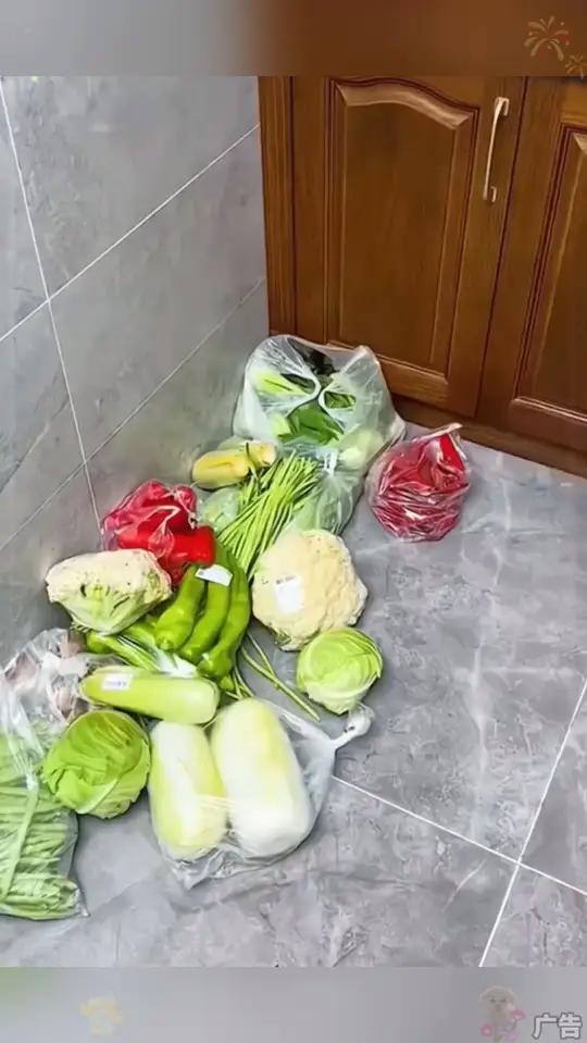 我家以前买回来的菜都是这样乱堆置物架蔬菜水果收纳置物架好物推荐家居必备好物移动置物架