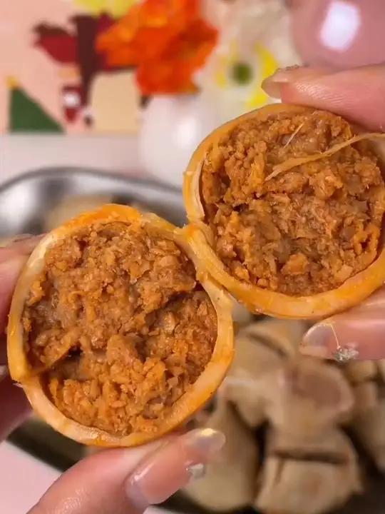 满满的馅料 一口下去超过瘾 零食推荐 鱿鱼仔 拉丝鱿鱼仔