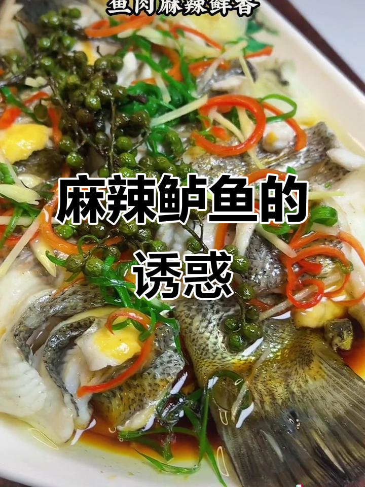 藤椒鲈鱼,香气扑鼻,麻辣鲜美,每一口都让人欲罢不能