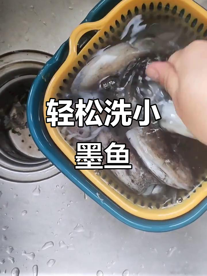 小墨鱼清洗技巧，简单又好玩