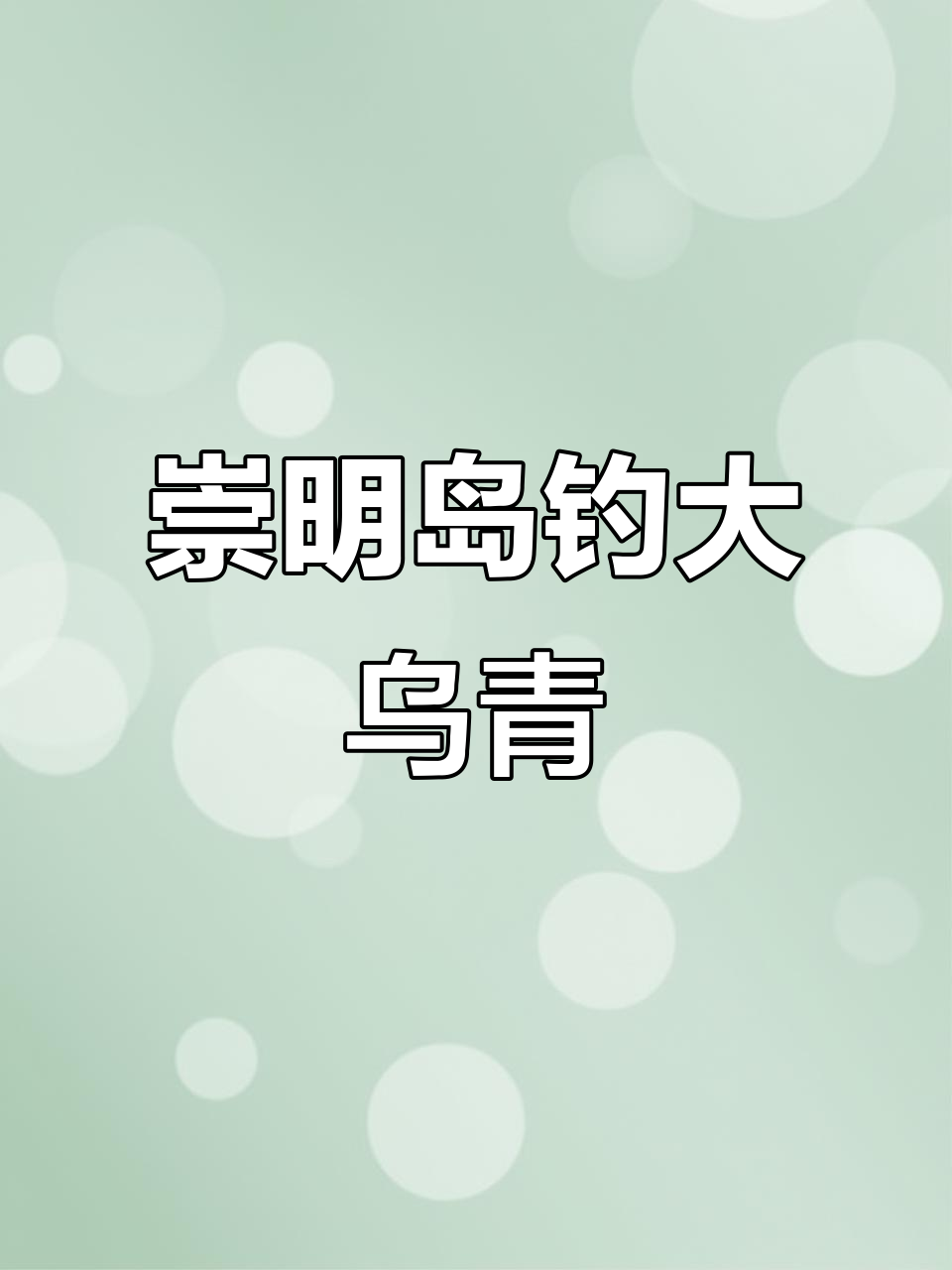 8月崇明岛野河钓鱼,惊喜收获15斤乌青鱼