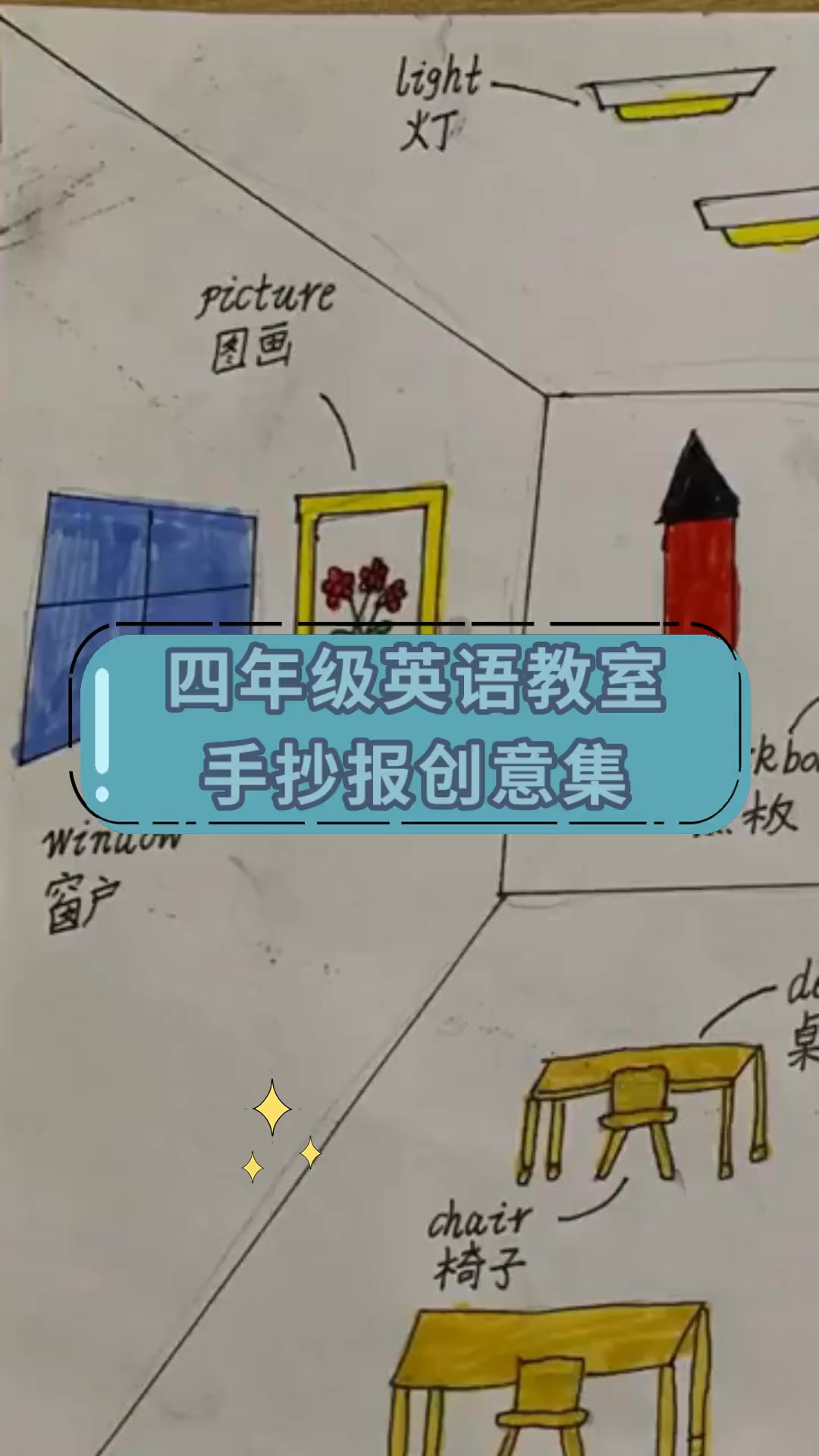 四年级英语教室手抄报创意集