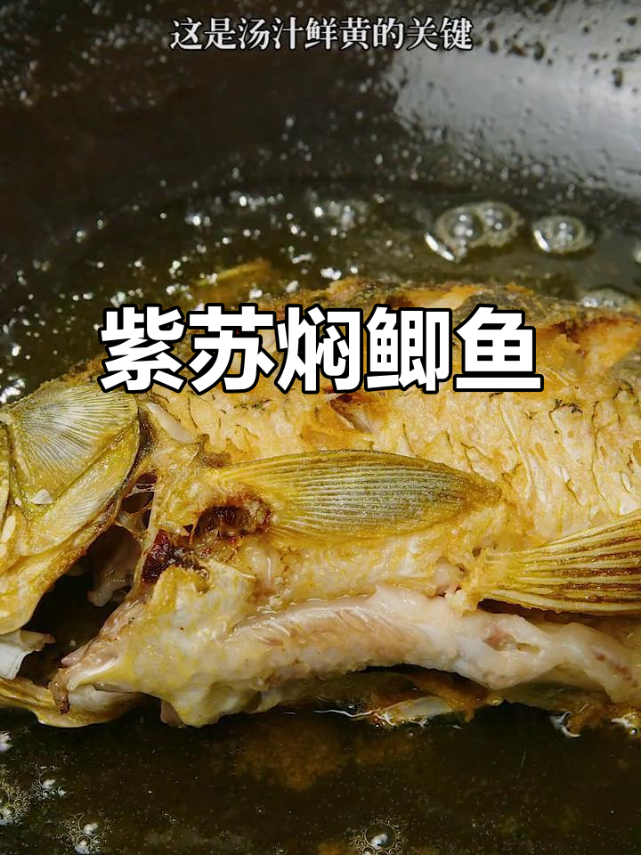 紫苏鲫鱼，湖南美味，简单易做，一试成主！