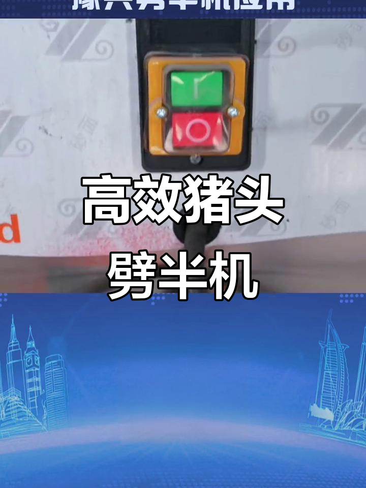猪头劈半机提升效率,操作简单稳定