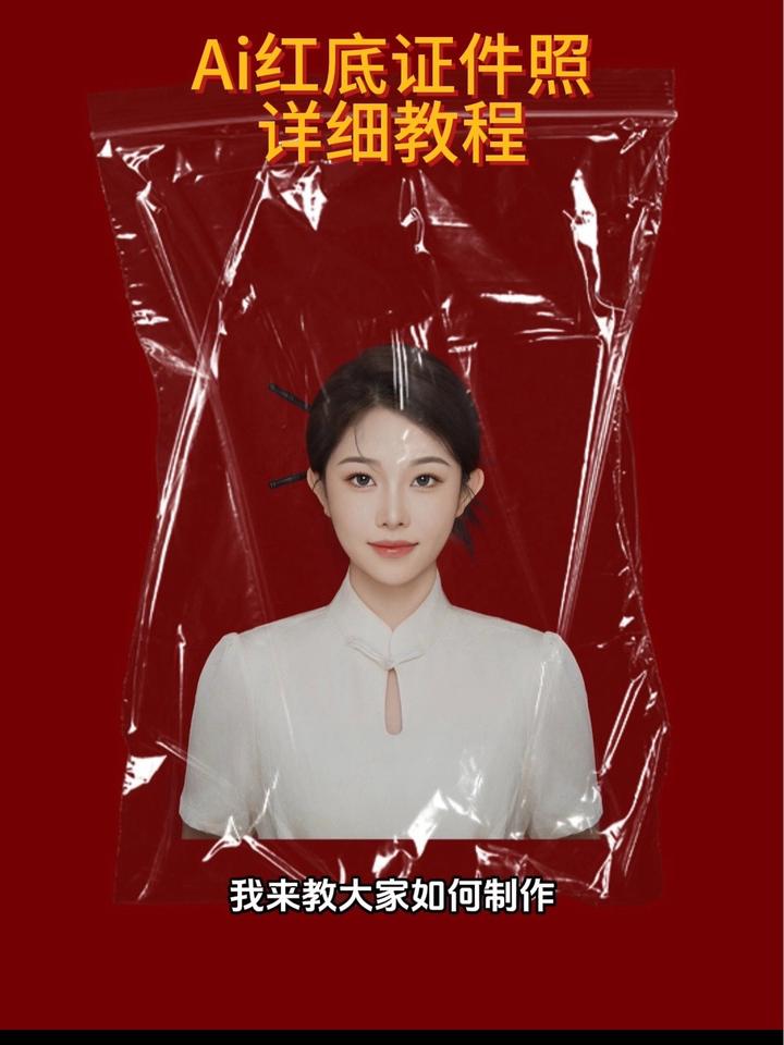 过年当然要有红底照片