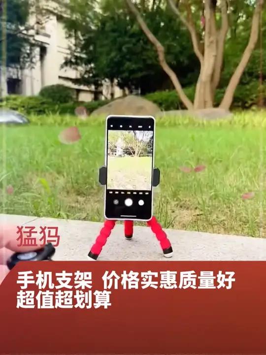 假期出游拍照不求人!随身携带小小八爪鱼 它能随意攀爬摆放 拍出各种角度美照,一个人也能拍出