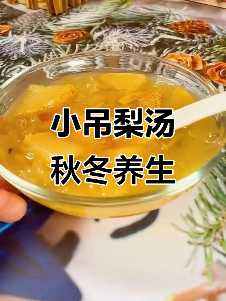 秋季必备小吊梨汤,润喉又暖心