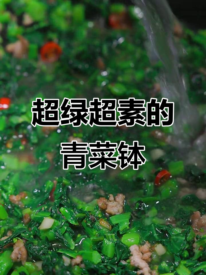 广东菜心炒出极致鲜香,素到让人心疼的青菜钵