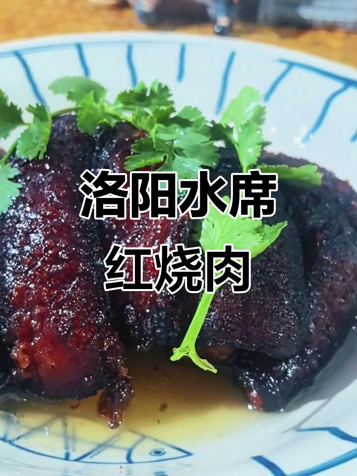 童年回忆杀!老洛阳水席红烧肉配白蒸馍的绝妙滋味