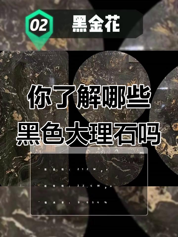 黑色大理石品种大揭秘,黑白根、黑金花林白龙全解析