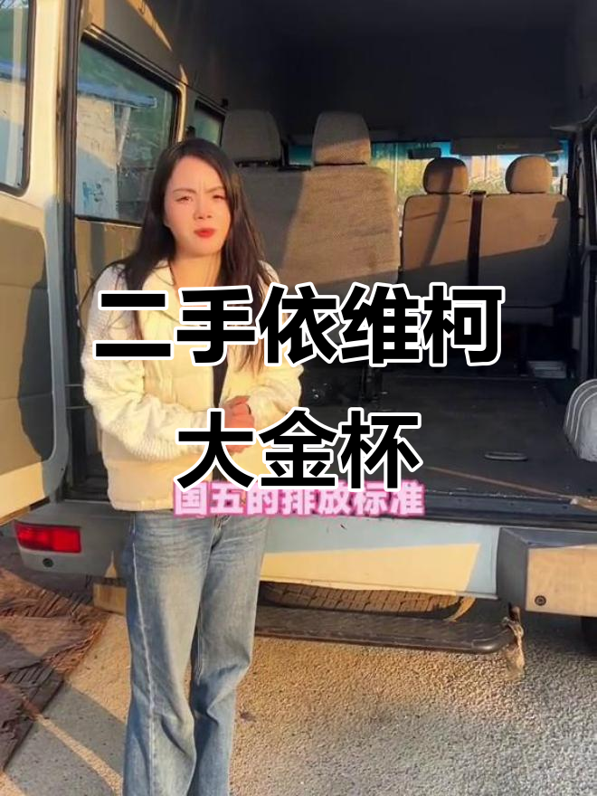 19年依维柯大金杯,6万公里新车况,短轴五座超值二手面包车