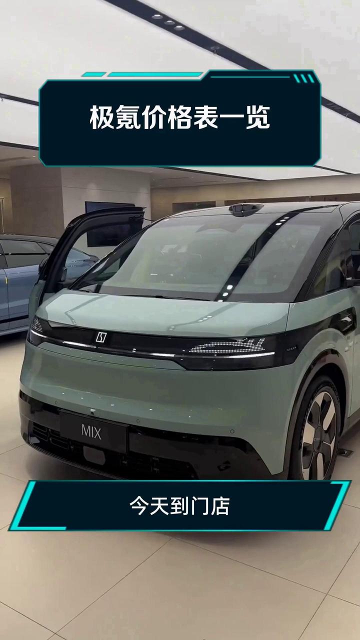 极氪价格表一览