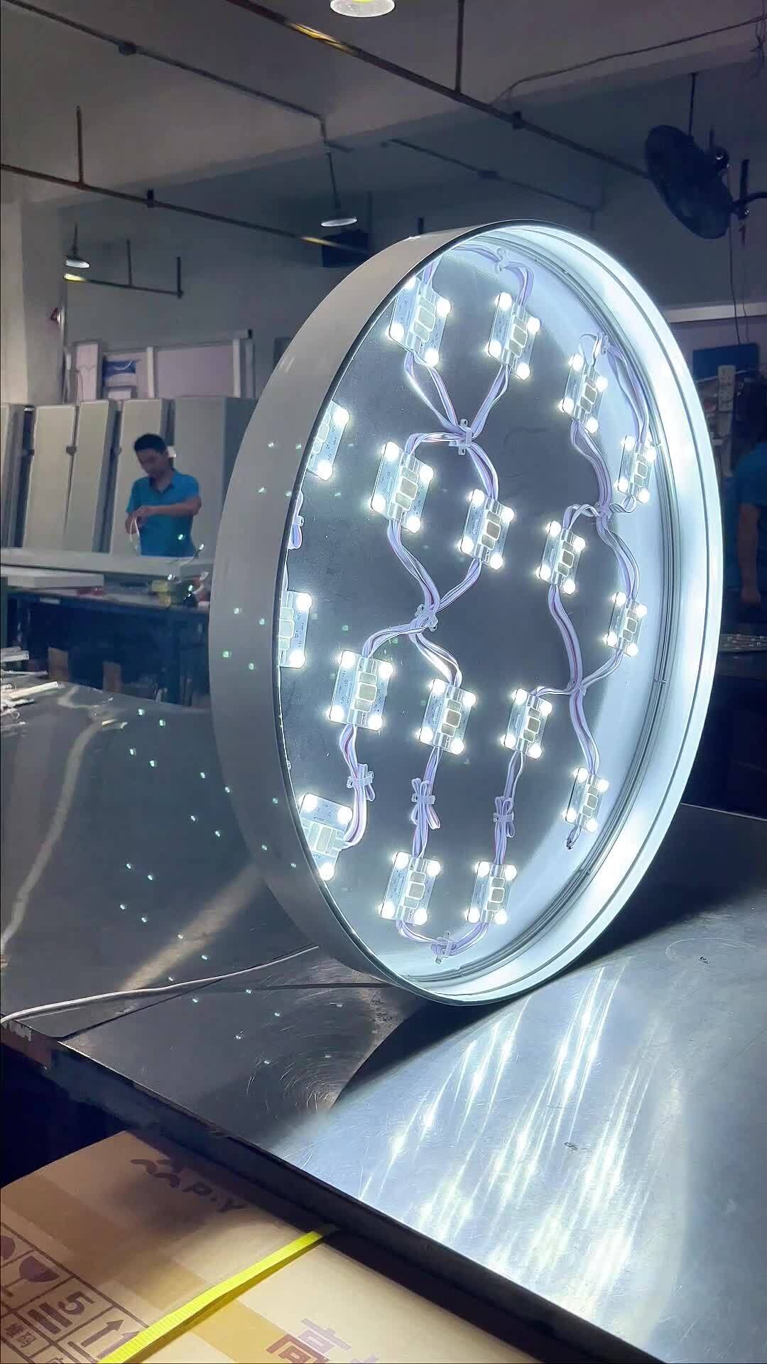 圆形卡布灯箱
