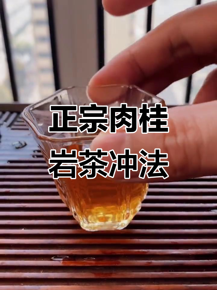 肉桂岩茶如何泡,才能喝出最正宗的味道?