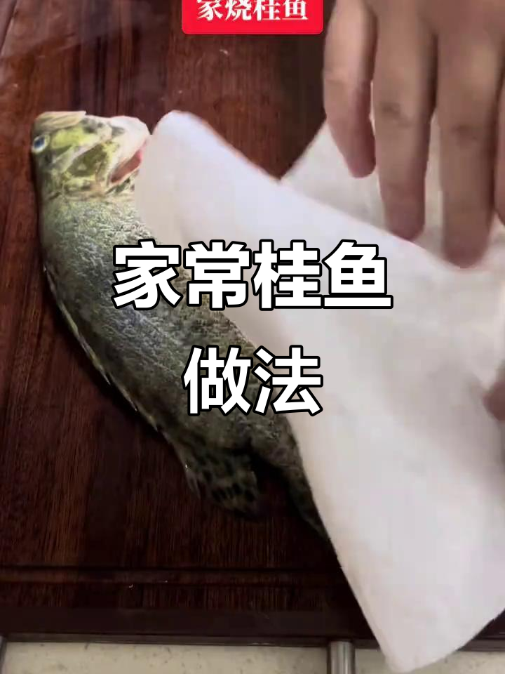 桂鱼家常烧法,保姆级教程教你轻松做出美味