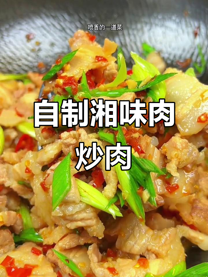 湘菜经典肉炒肉,简单又美味,学会这道私房菜让你秒变厨神