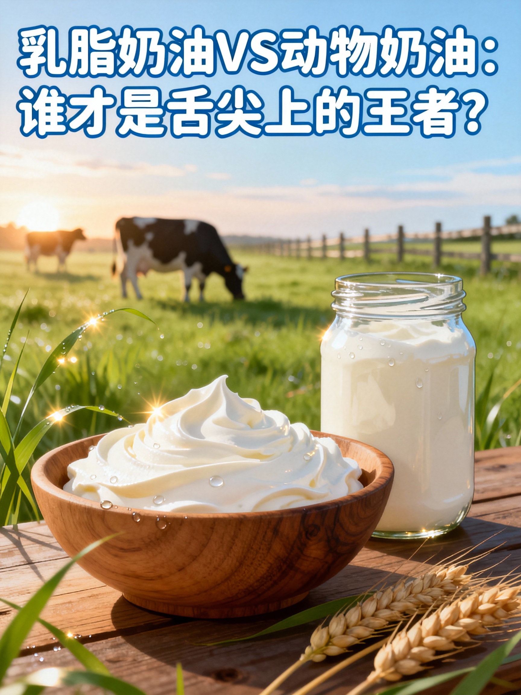 乳脂奶油VS动物奶油：谁才是舌尖上的王者？