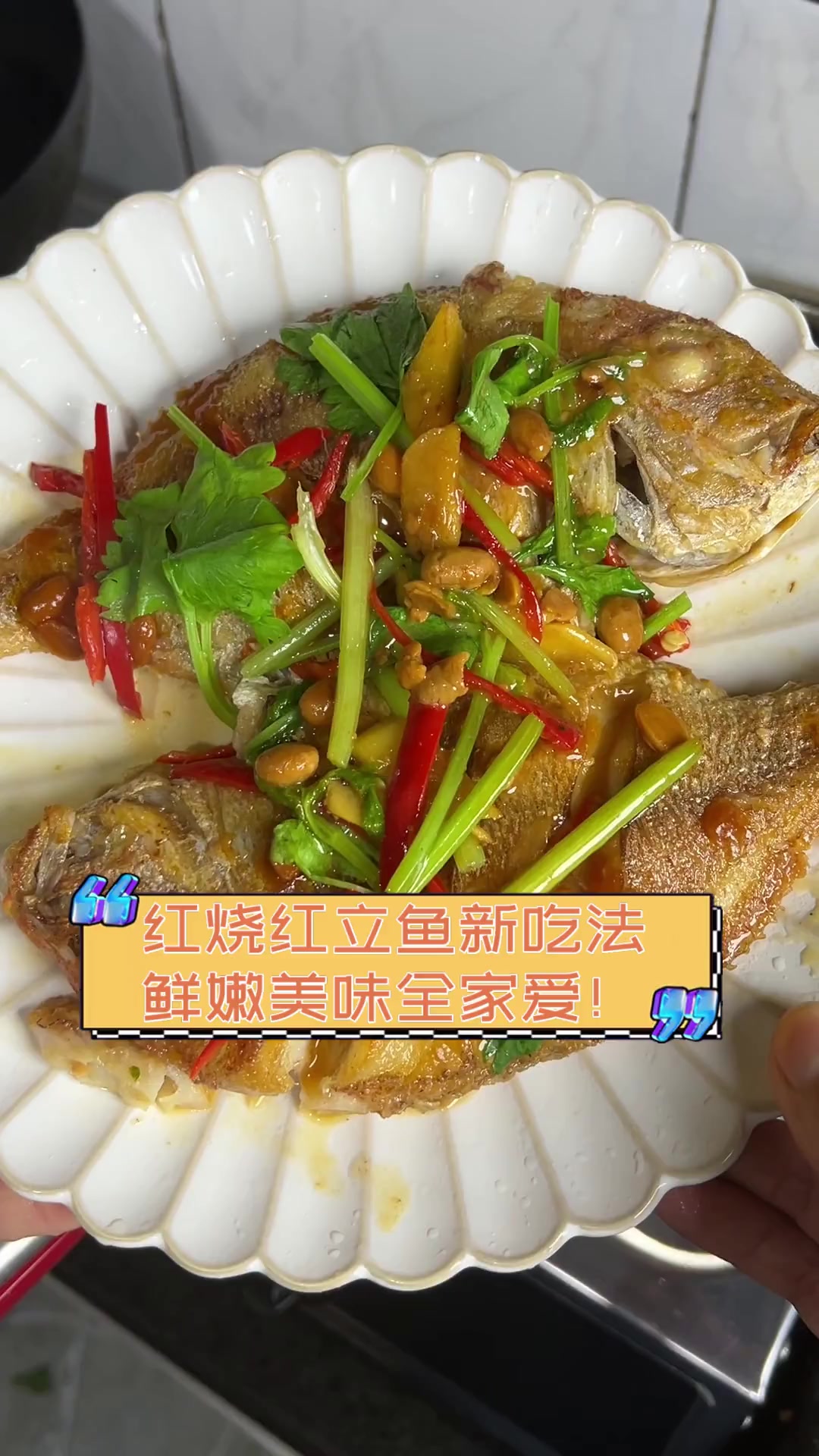 红烧红立鱼新吃法,鲜嫩美味全家爱!