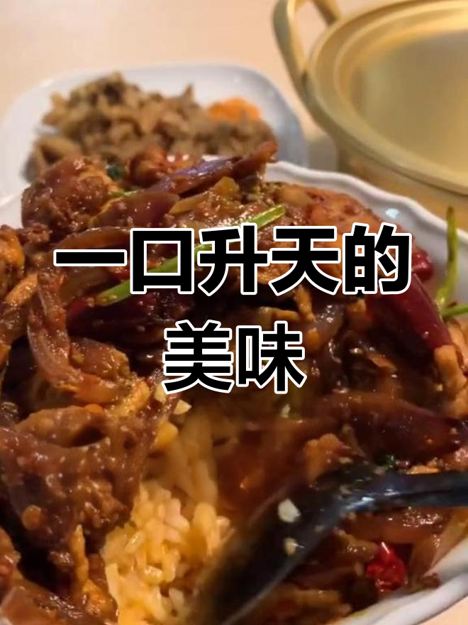 孜然肉片盖饭,香气扑鼻让人无法抗拒!