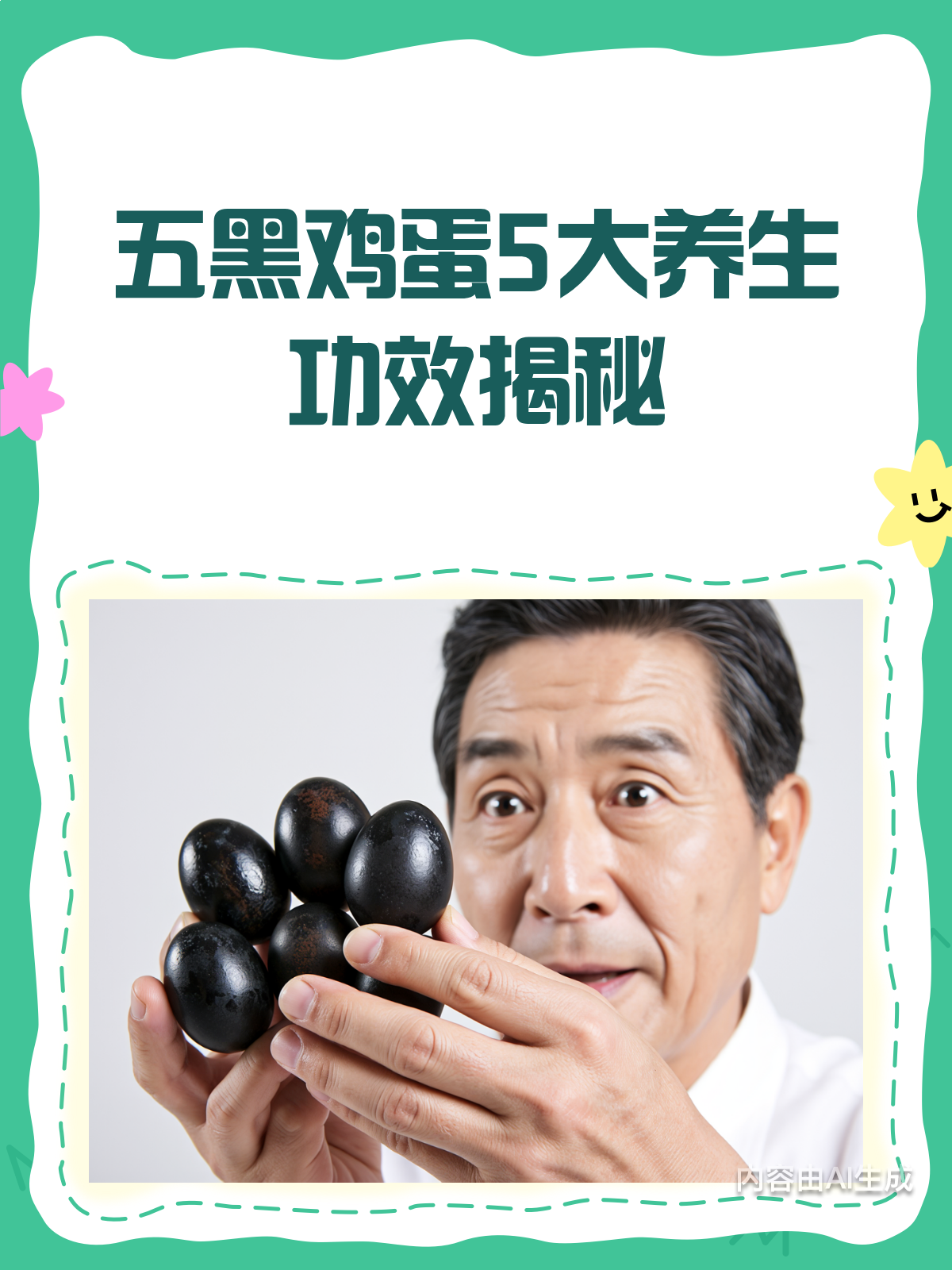 五黑鸡蛋的5大养生功效,你了解多少?